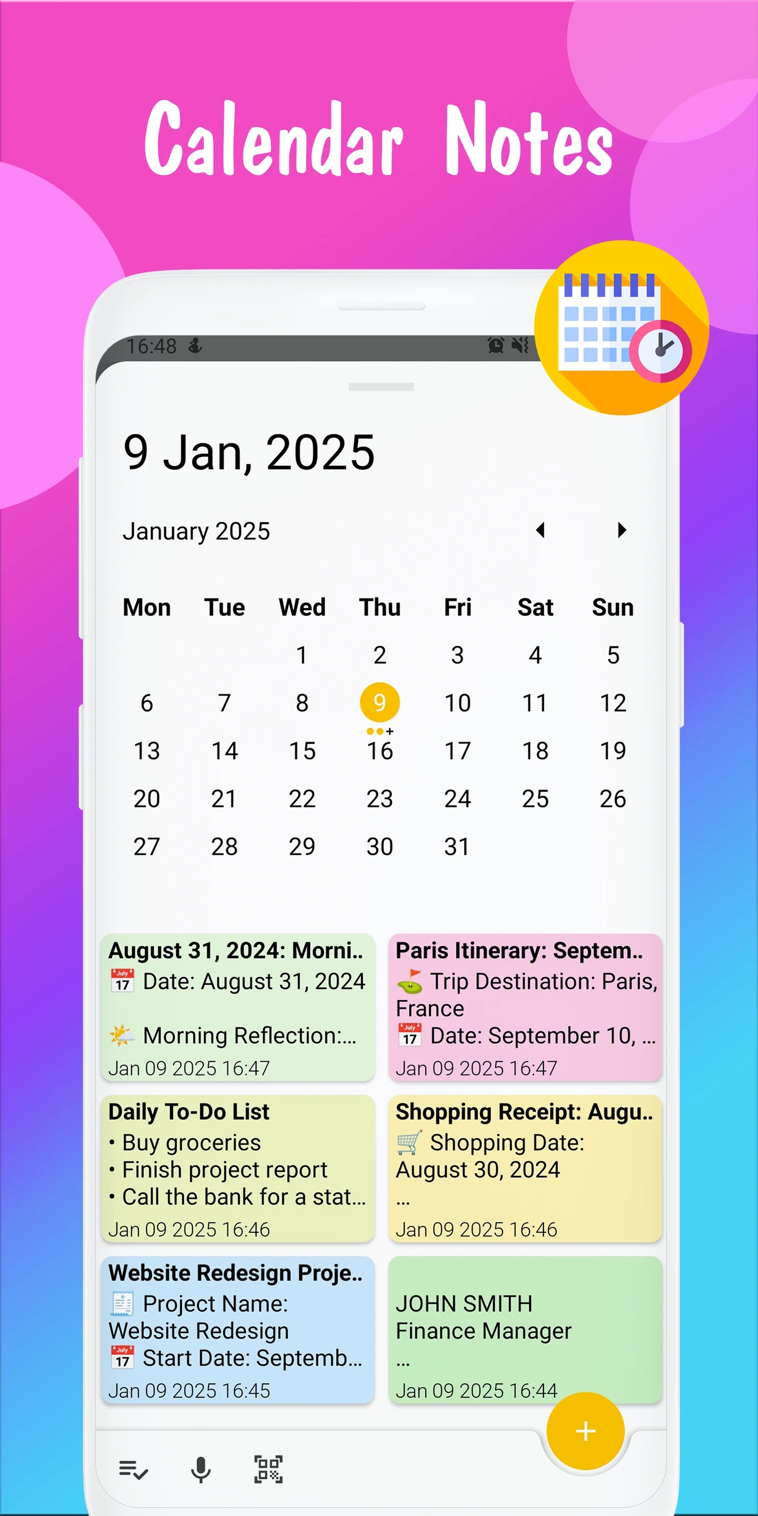 Penta Notes: Notebook, Notepad screenshot